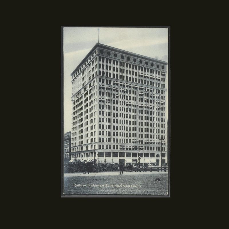 229P- Chicago - Railway Exchange Building - a