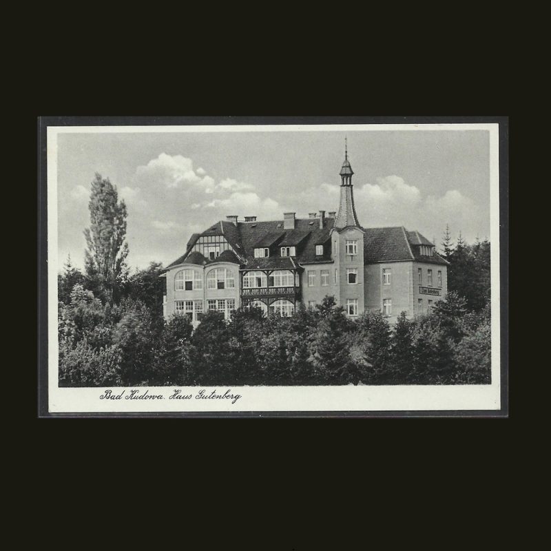 403P - Kudowa Zdrój (Bad Kudowa) - Haus Gutenberg - a