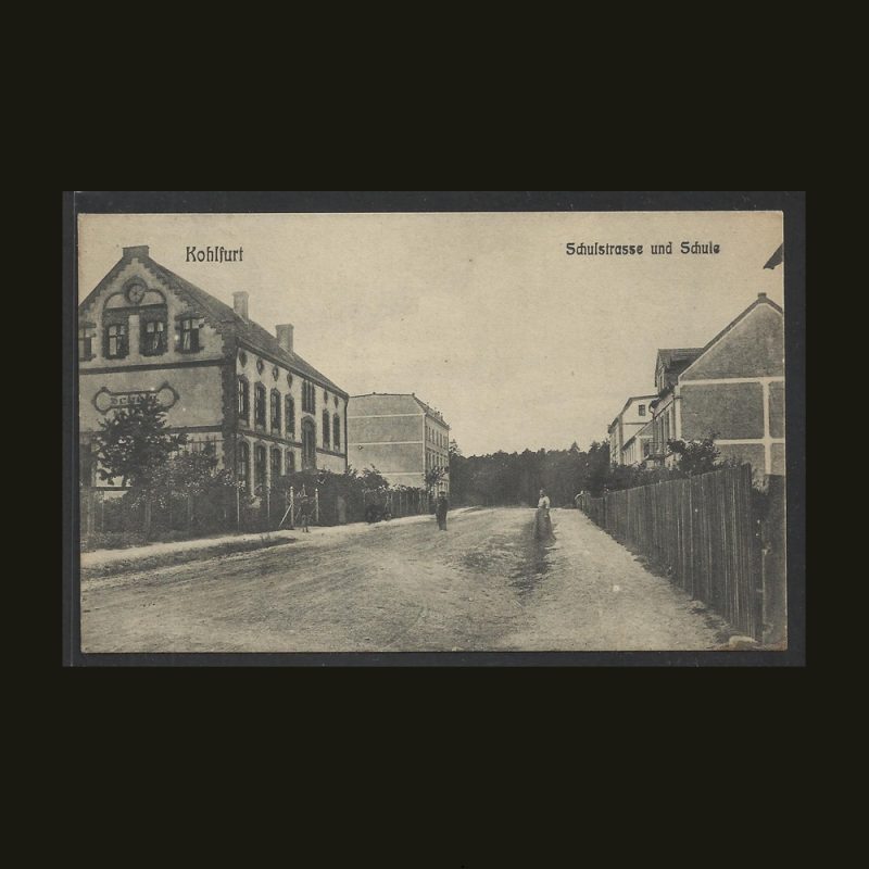 406P - Węgliniec (Kohlfurt) - Schulstrasse und Schule - a